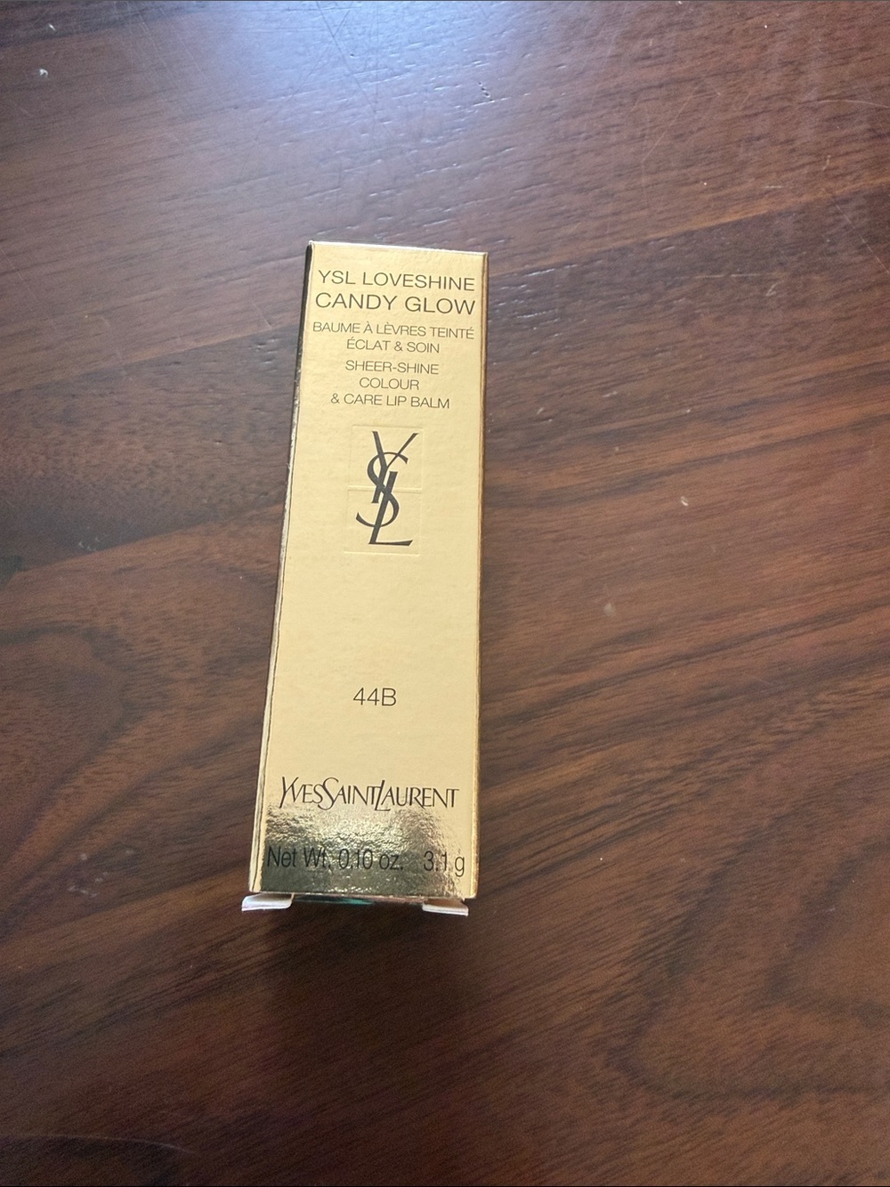 Yves Saint Laurent YSL Loveshine Candy Glow Lip Balm 44B - nude lavallière - new
